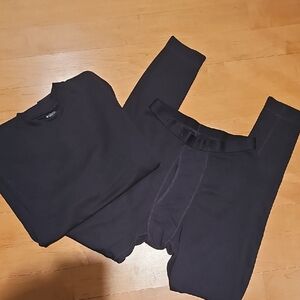 Columbia Men's Black Thermal Set